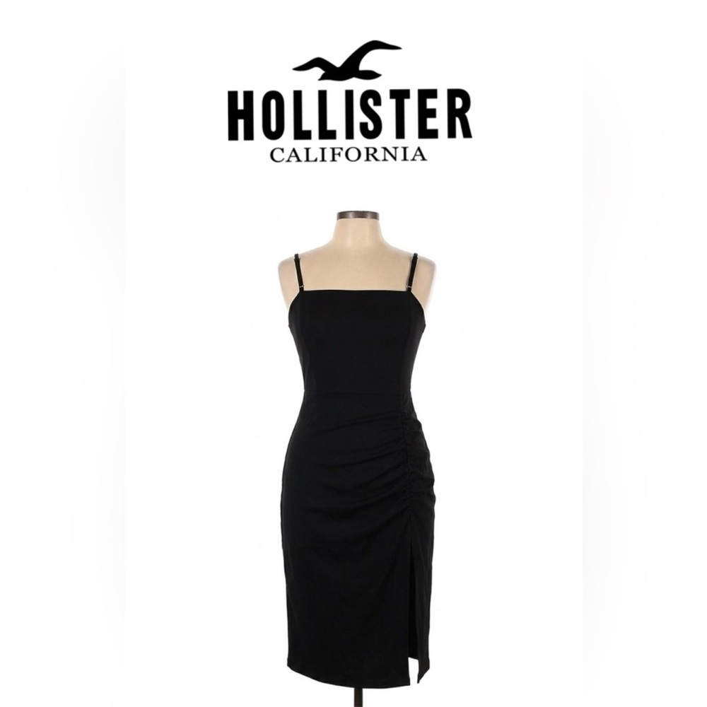 Hollister Midi Ruched Dress
